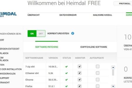 Heimdal Security Agent: Lädt automatisch wichtige Softwareaktualisierungen