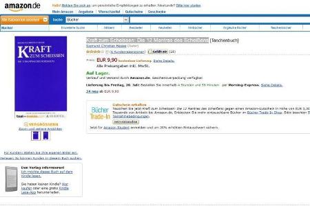 Witzigster Kommentar der Amazon-User: Gepriesen sei dies Wunderbuch, gerühmt, wer dieses Werk ersann! / 