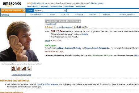 Witzigster Kommentar der Amazon-User: Ein Hit. Vorallem beim Autofahren zeigt dieses Kunstohr seine wahren Vorzüge. Es liess...