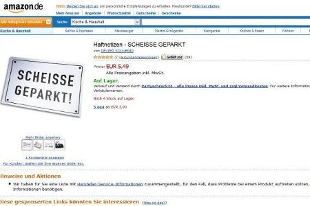 Witzigster Kommentar eines Amazon-Users: Vermutlich würde auch der Fahrzeuglack unbeschädigt bleiben. Aber um auf Nummer sic...