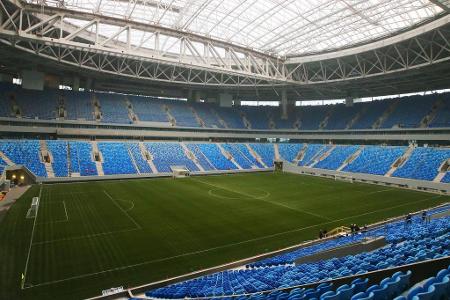 Verein: Zenit St. Petersburg - Kapazität: 68.134 - WM-Spiele: 4 Gruppenspiele, 1 Achtelfinale, 1 Halbfinale, Spiel um Platz 3