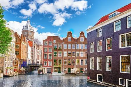 PLATZ 13 Amsterdam, Niederlande: Genau 8 Millionen Übernachtungen bei nur 838.000 Einwohnern - stolze Zahlen, die die nieder...