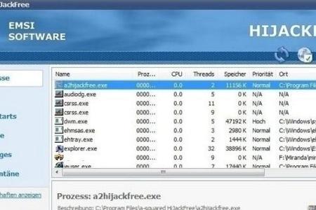 Emsisoft HiJackFree - Emsisoft HiJackFree hilft Ihnen bei der Suche nach Trojanern und Rootkits und kann diese sogar entfernen.