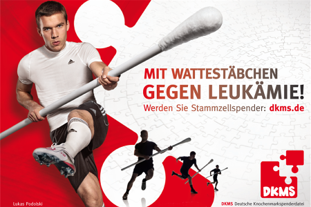 Lukas Podolski, DKMS