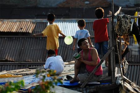 Einzelausstellung, Kinderportraits, Dietmar Waßenne, Indonesische Slums