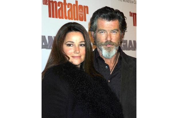 Keely Shaye Smith und Pierce Brosnan.
