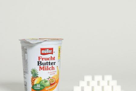 Buttermilch, Zucker