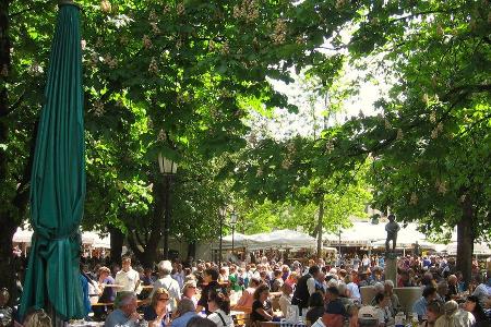 schönste biergärten Viktualienmarkt