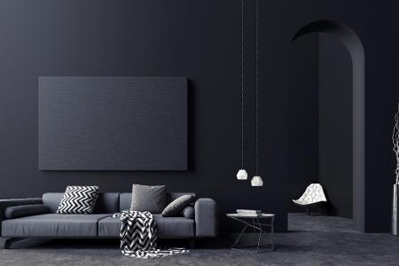 #WirBleibenZuhause Renovieren statt Lagerkoller Schwarze Wand