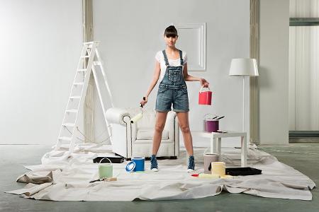 #WirBleibenZuhause Renovieren statt Lagerkoller Farbakzente