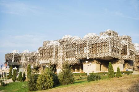 Nationalbibliothek des Kosovo Hässlichste Gebäude der Welt