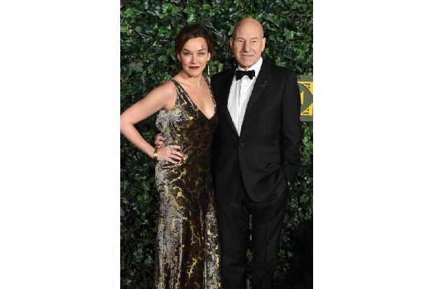 ...aber nicht minder königlich ist dieses Paar: Schauspieler Patrick Stewart und seine Frau Sunny Ozell. Zum Schluss...