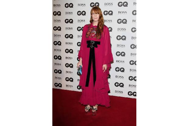 ...ist auch Florence Welch, die wie immer auf Gucci setzte. Die Sängerin hat einfach eine Liebe zu diesem Modehaus entwickel...