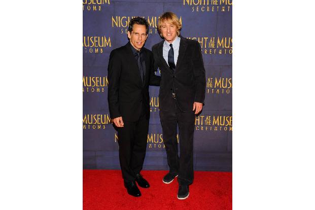 ...der Kamera kuscheln Ben Stiller und Owen Wilson auch mal gerne. Die zahlreichen Filme der beiden beweisen: Eine Bromance ...