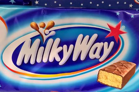 MilkyWay hat 450 Kalorien