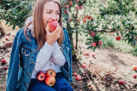 Wie viel Kalorien hat ein Apfel?