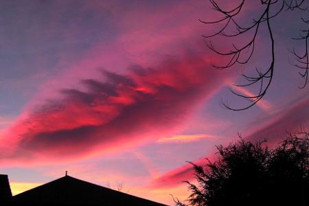 verrückte Wolken