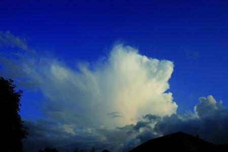 verrückte Wolken