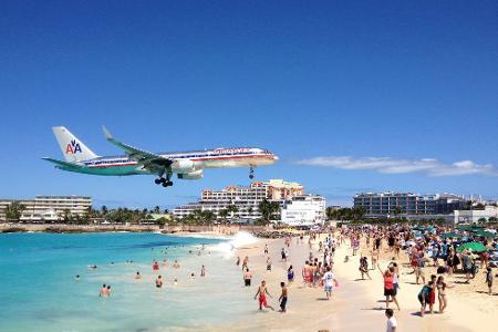 gefährliche flughäfen Princess Juliana International Airport auf St.Maarten, Karibik