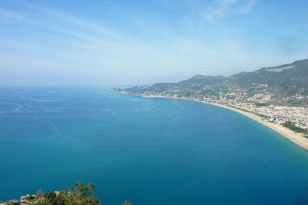 spektakulär panorama Burg von Alanya, Türkei