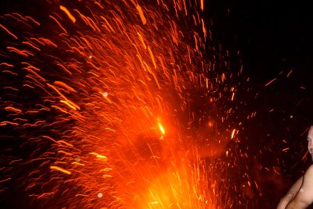 spektakuläre vulkane Mount Yasur