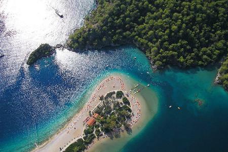 welt von oben Ölüdeniz Türkei