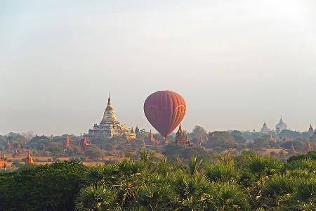 welt von oben Bagan Myanmar