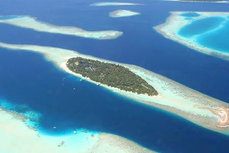 welt von oben Ari Atoll Malediven