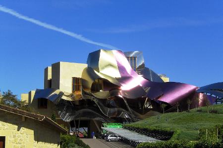 kuriose orte übernachten Hotel Marques de Riscal, Elciego, Spanien