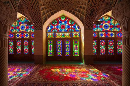 Nasir-ol-Molk-Moschee im Morgenlicht