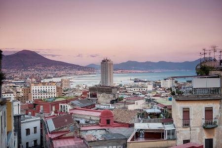 Neapel Panorama am Abend ___ Naples panorama in the evening ...