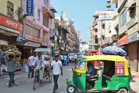 Die Lauteste: Delhi, Indien. Da wackeln einem die Ohren. Vor allem an der Ringstraße im Süden Delhis werden die Menschen mit...