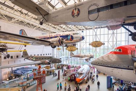 ...insgesamt waren es sieben Millionen - und damit ebenso viele wie im National Air and Space Museum in Washington (kostenlo...