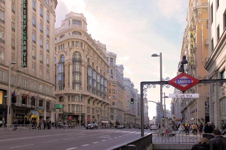 Madrid Gran Via Avenue