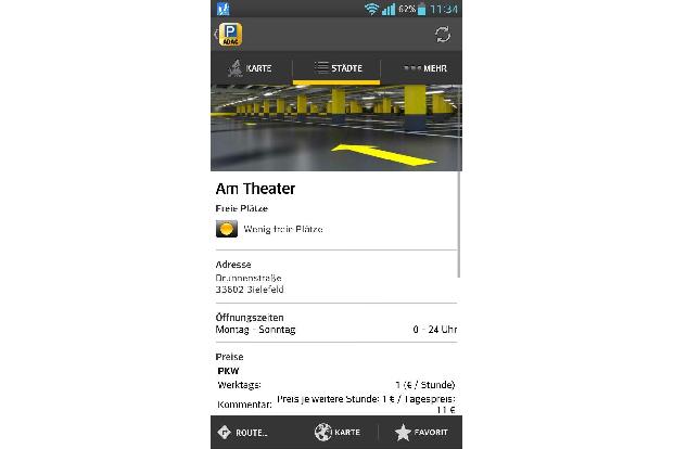ADAC Parkinfo