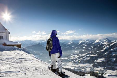 Noch vor der Schweiz liegt Österreich. In den Skigebieten Stubaier Gletscher, Heiligenblut, Pitztal und Wilder Kaiser kommt ...