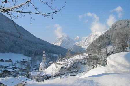 Platz 8: Berchtesgaden (Bayern) liegt am Fuße des Watzmannmassivs