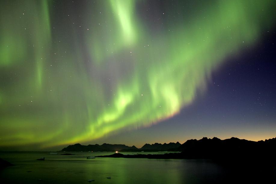 Nordlichter Hintergrundbild für das iPad