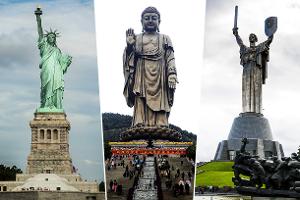 Das sind die größten Statuen der Welt