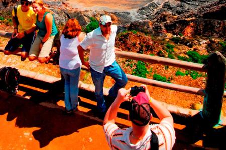 Touristenattraktion: Der Vulkan Poas