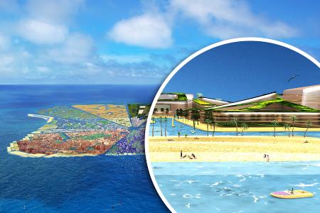 Eine neue Insel aus Müll!
