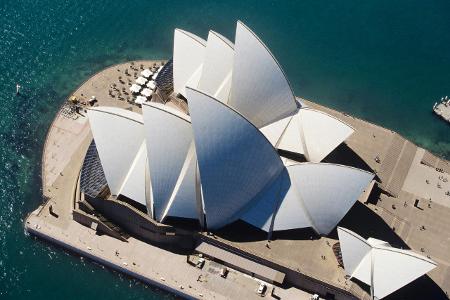 Sydney Opera House von Oben Antwort