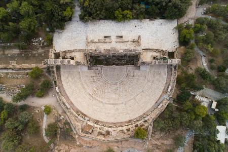 Odeon des Herodes Atticus Frage