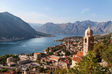 Bucht von Kotor in Montenegro