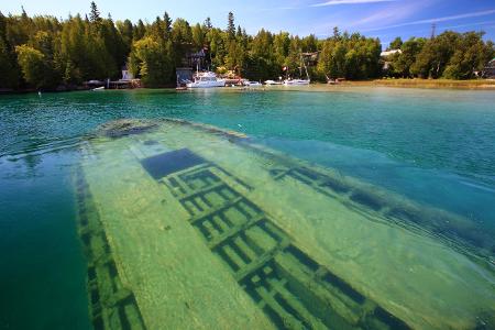 Die Sweepstakes liegt im Lake Huron in Kanada