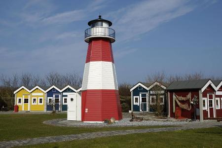 lighthouse in the museum on helgoland PUBLICATIONxINxGERxSUI...