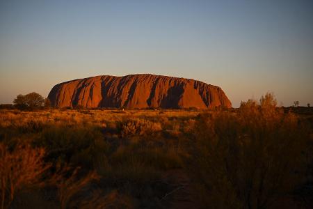 ULURU CLIMB CLOSURE COVERAGE, Uluru, also known as Ayers Roc...