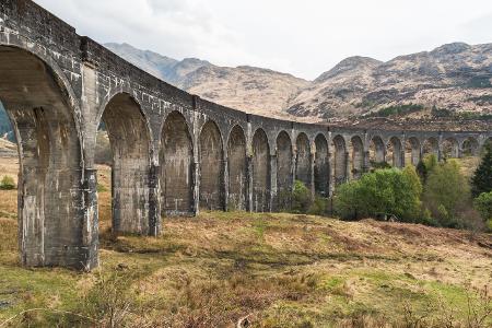 Der Glenfinnan-Viadukt zählt zu den gefährlichsten Bahnstrecken der Welt