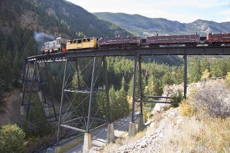 Eine der gefährlichsten Bahnstrecken der Welt: Die Georgetown Loop Railroad