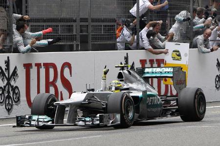 Nico Rosberg Mercedes W03 GP China 2012